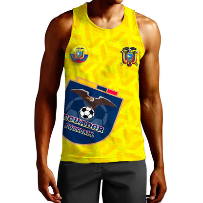 Clothing Custom Ecuador Soccer Style Tank Top