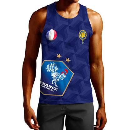 Clothing Custom France Soccer Style Tank Top