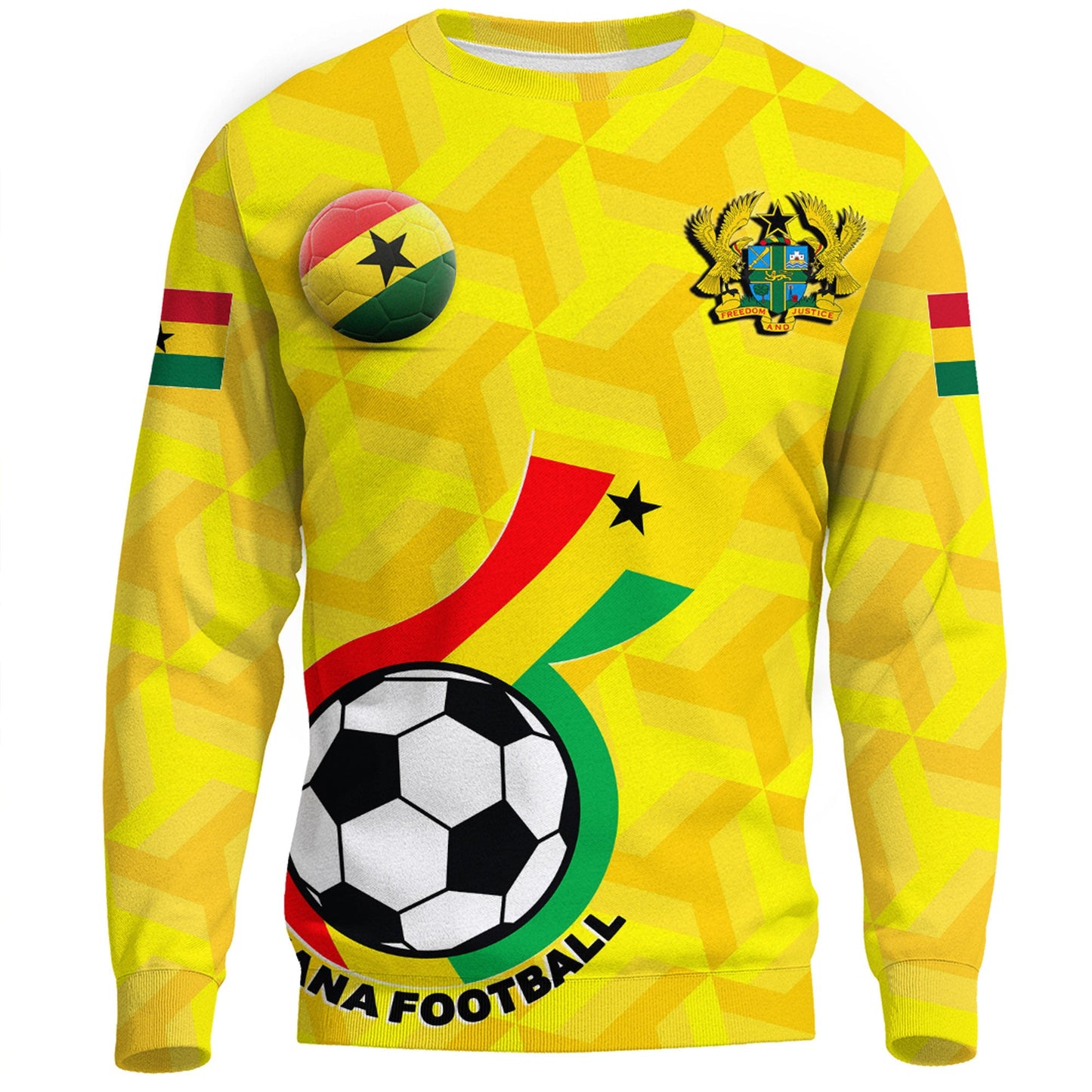 Clothing Custom Ghana Soccer Style Sweatshirts