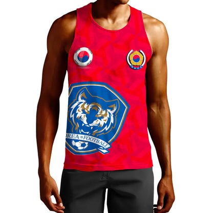 Clothing Custom Korea Soccer Style Tank Top