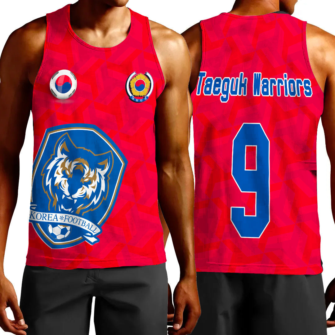 Clothing Custom Korea Soccer Style Tank Top