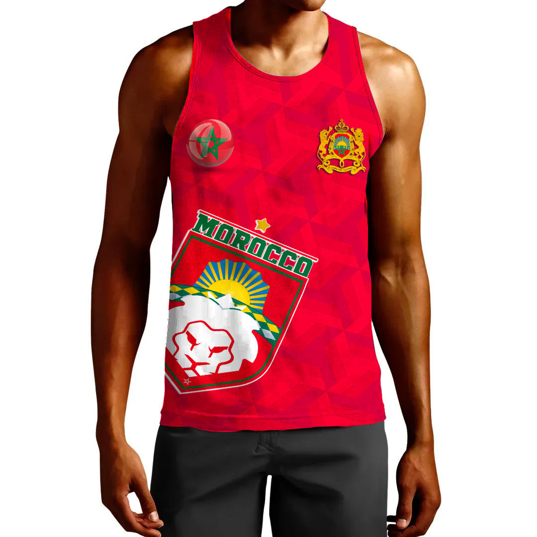 Clothing Custom Morrocco Soccer Style Tank Top