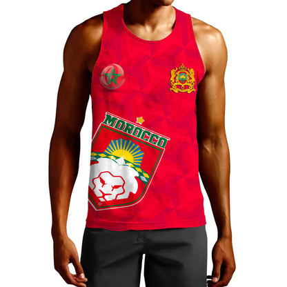 Clothing Custom Morrocco Soccer Style Tank Top