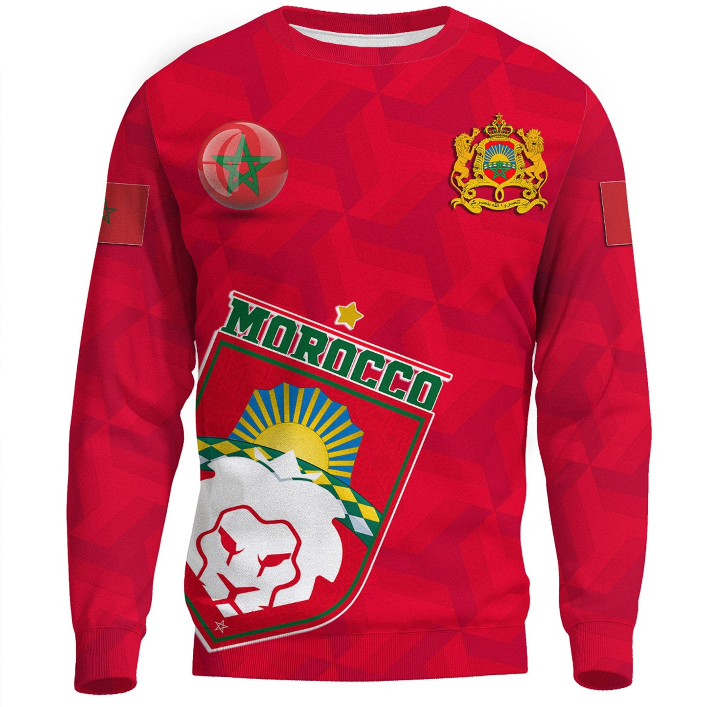Clothing Custom Morrocco Soccer Style Sweatshirts