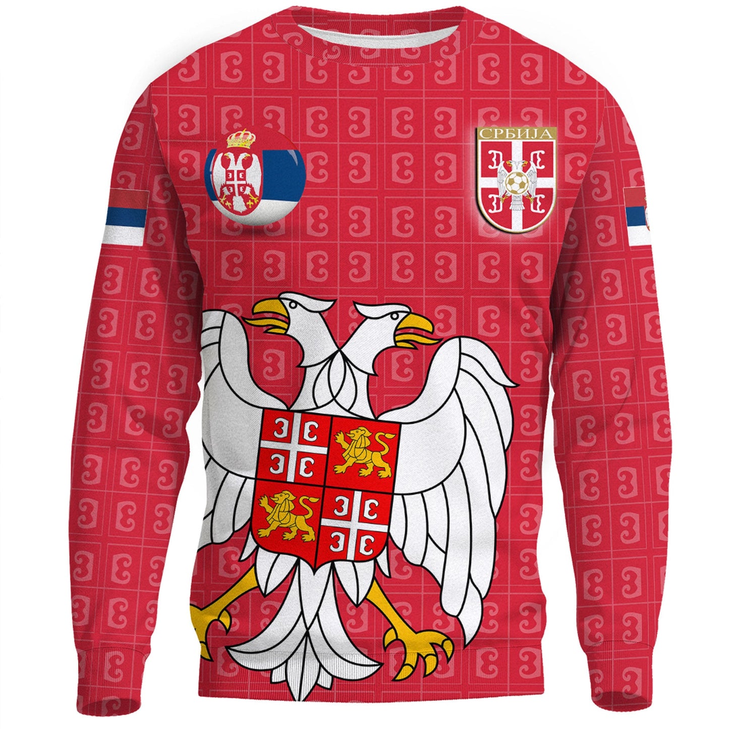 Clothing Custom Serbia Soccer Style Sweatshirts