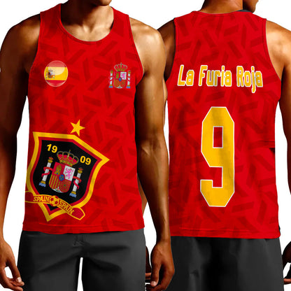 Clothing Custom La Roja Soccer Style Tank Top