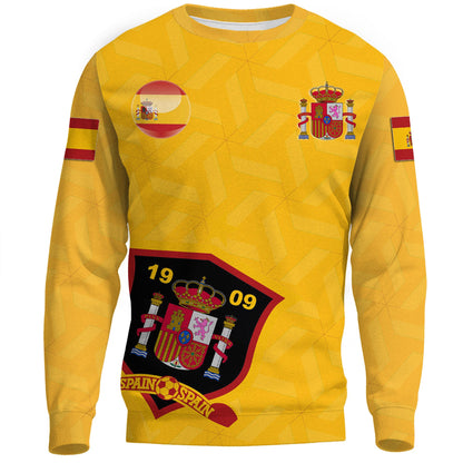 Clothing Custom Spain Soccer Style Sweatshirts