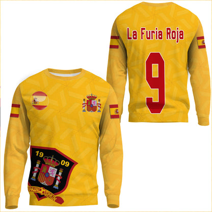 Clothing Custom Spain Soccer Style Sweatshirts