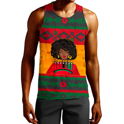 Clothing Happy Kwanzaa Black Women Tank Top