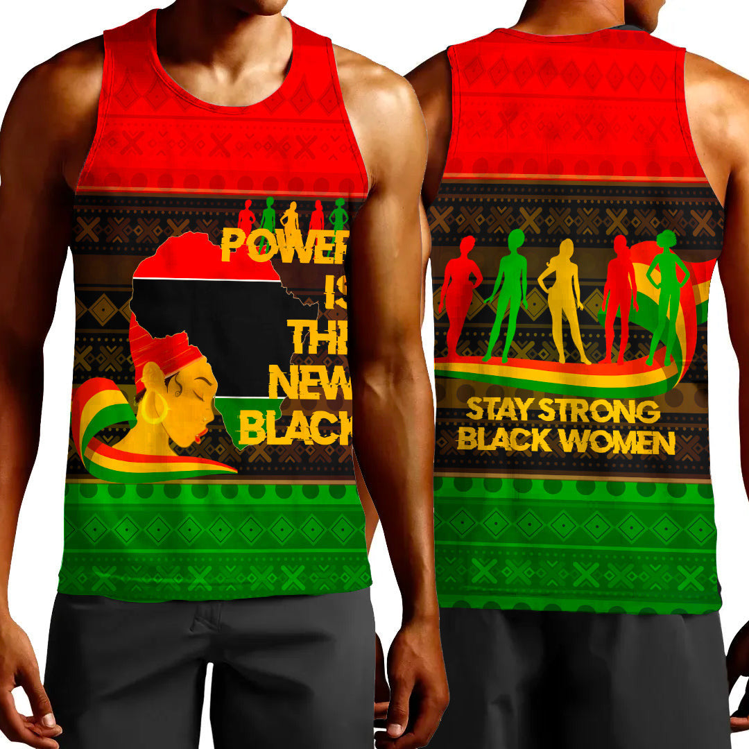 Clothing Black History Month, Stay Strong Black Women Tank Top