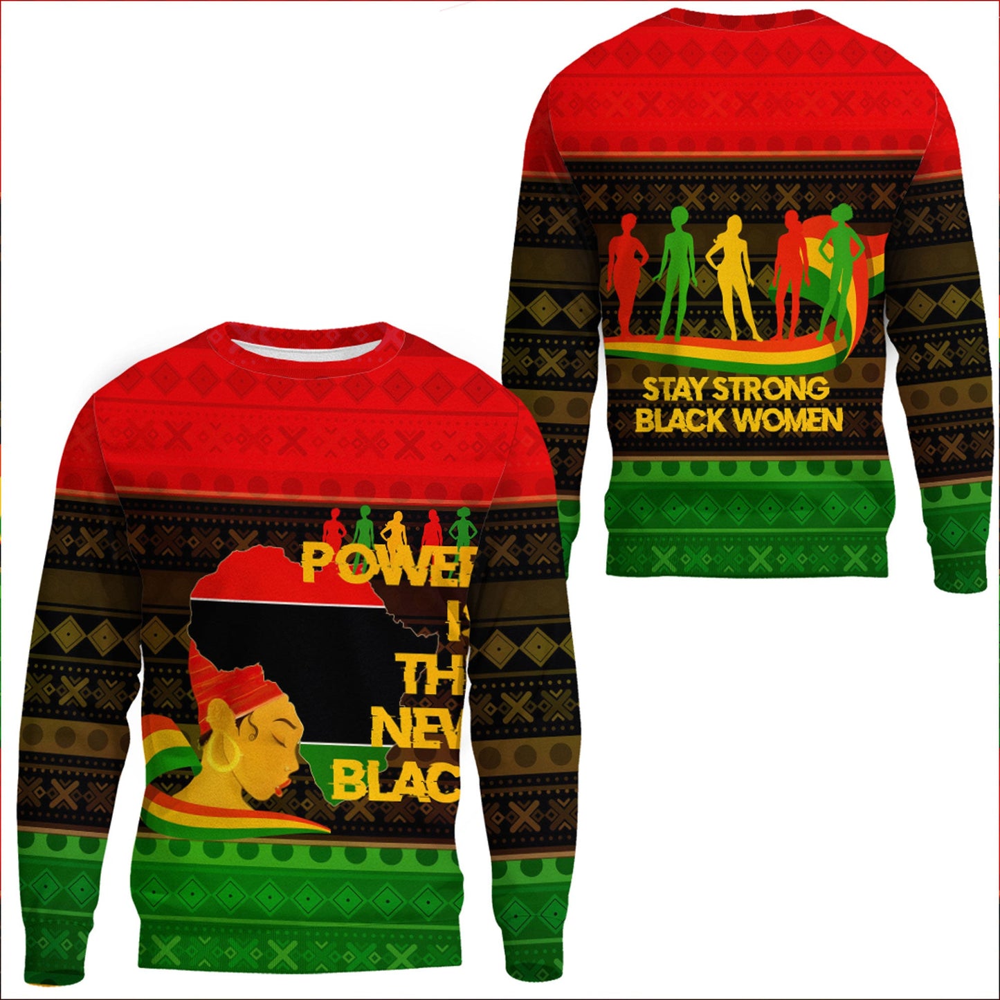 Clothing Black History Month, Stay Strong Black Women Sweatshirts