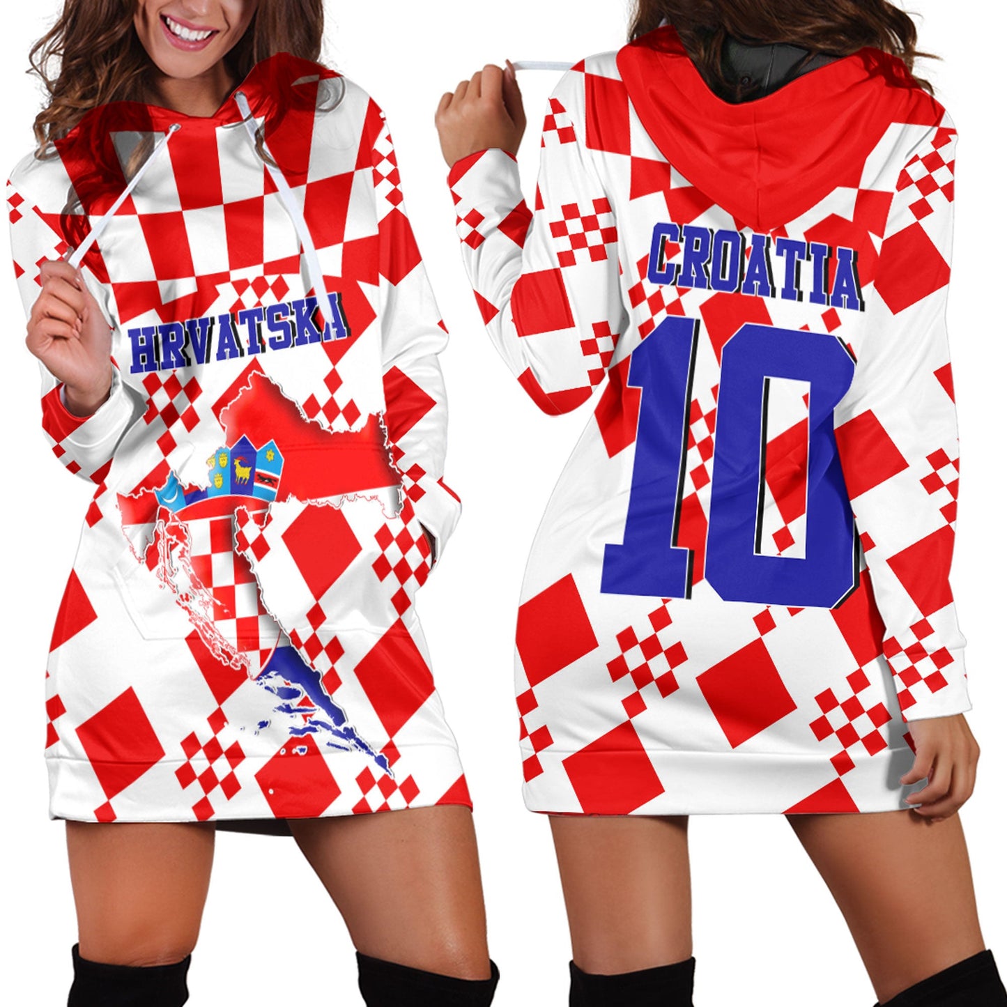 Clothing Croatia Football Hoodie Dress