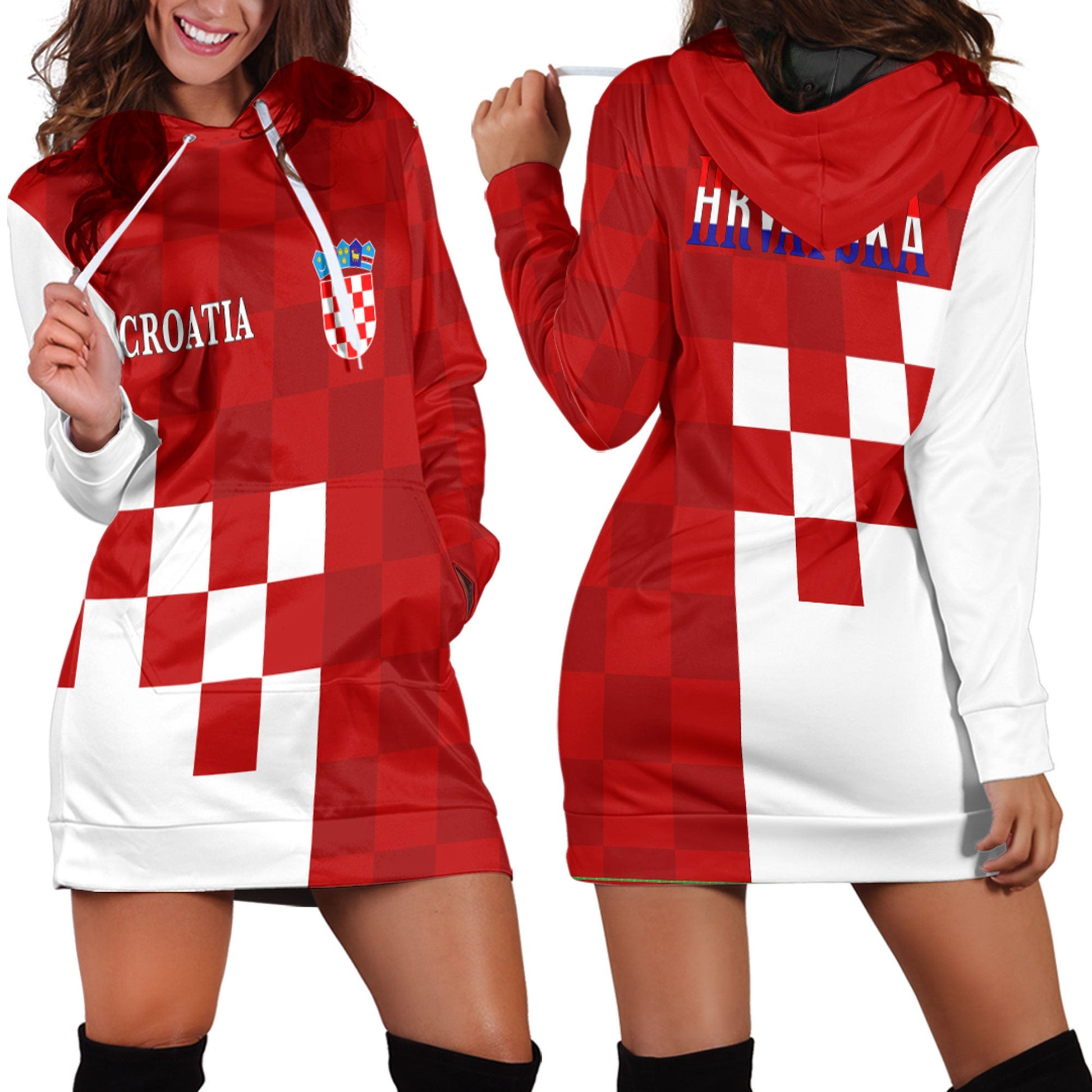 Clothing Croatia Hrvatska Hoodie Dress