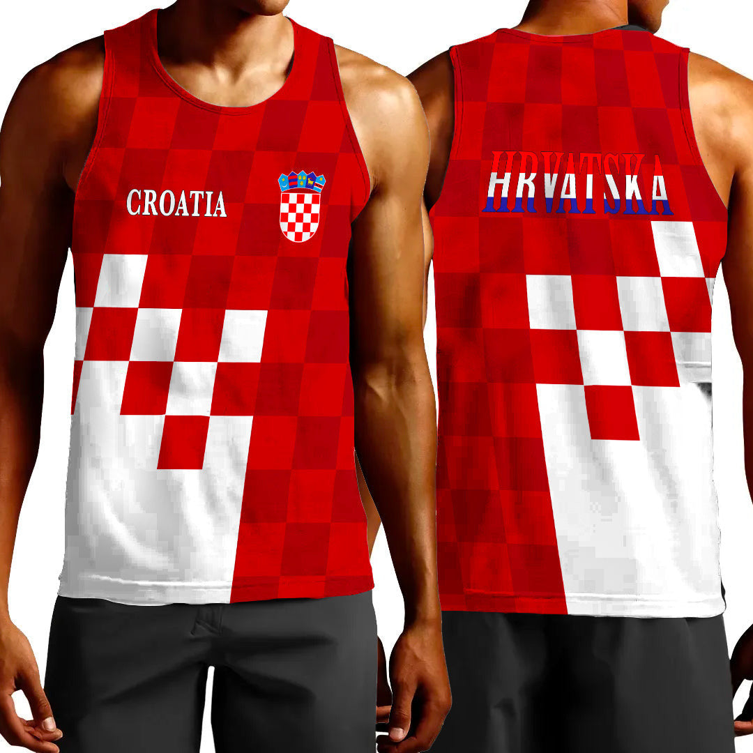 Clothing Croatia Hrvatska Tank Top