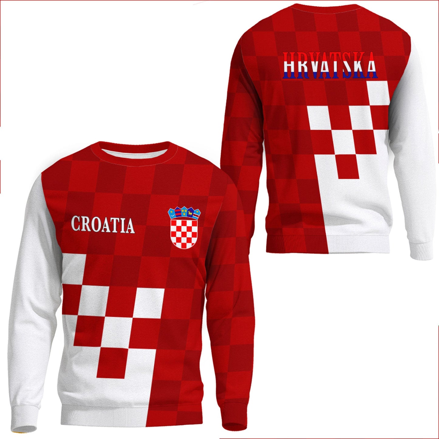 Clothing Croatia Hrvatska Sweatshirts