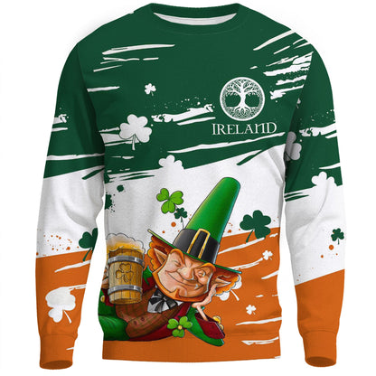 Clothing Ireland St Patrick's Day Leprechaun Beer Sweatshirts