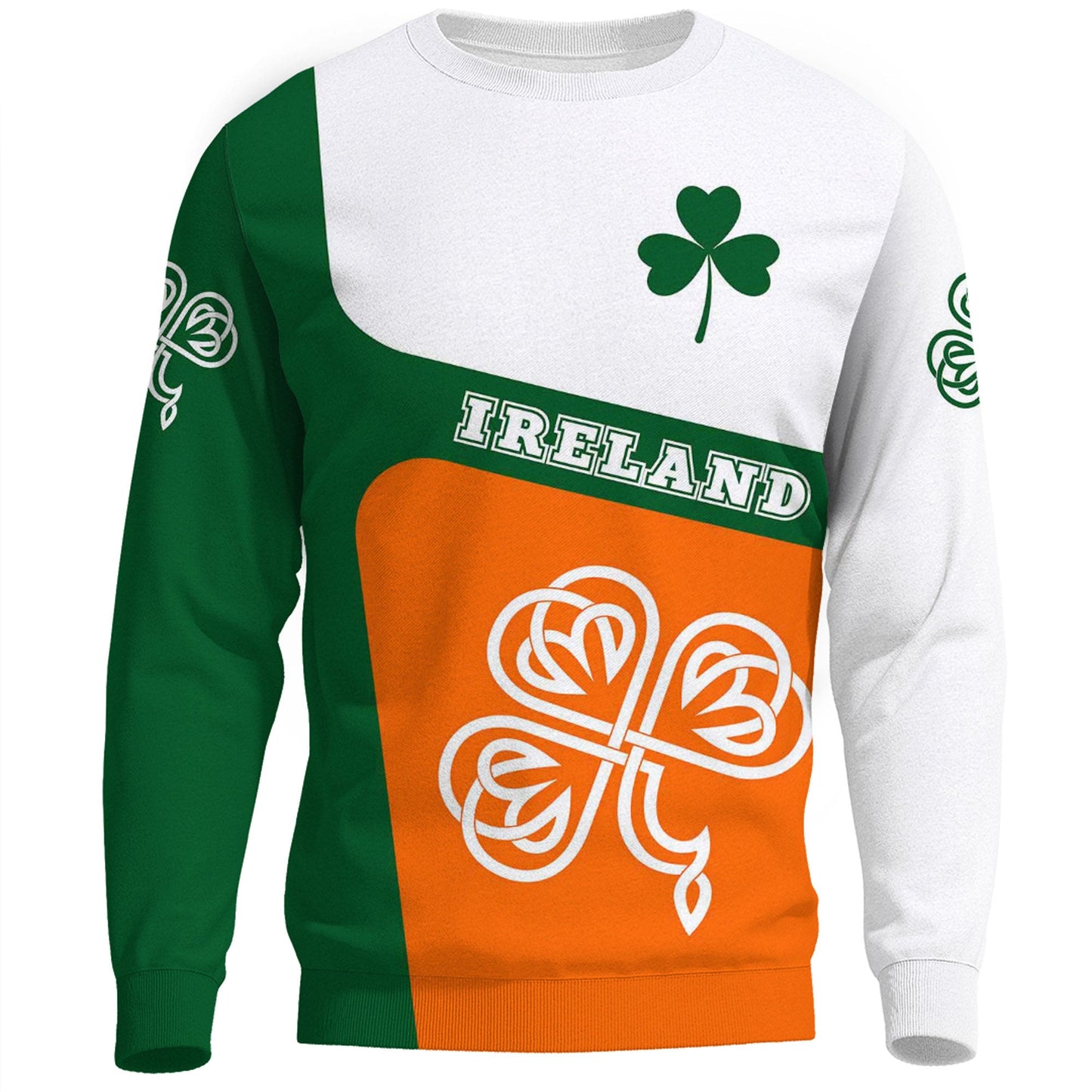 Clothing Ireland Three Leaf Clover Celtic Sweatshirts