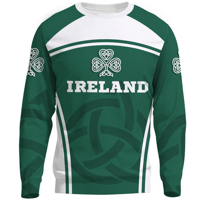 Clothing Ireland Three Leaf Clover Celtic Knot Sweatshirts