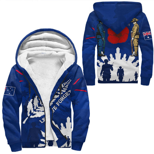 Clothing Australia Anzac Camouflage Mix Fern Sherpa Hoodies