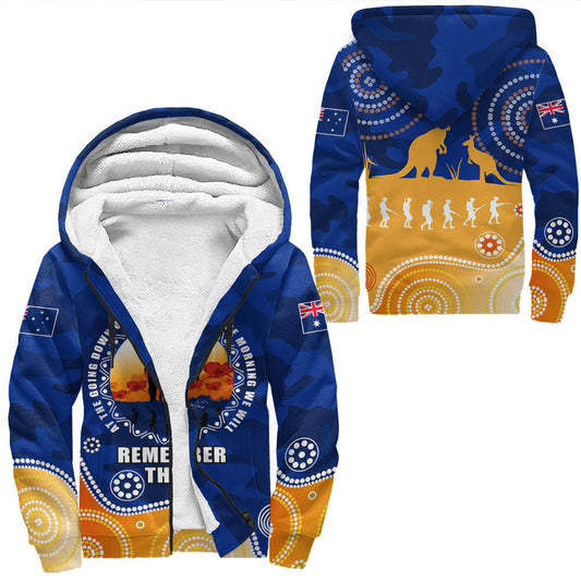 Clothing Australia Anzac Camouflage Vitality Sherpa Hoodies