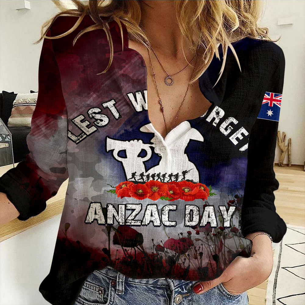 Clothing Anzac Day The Australian Army Women Casual Shirt