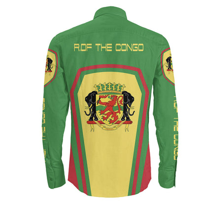 Clothing R.Of The Congo Formula One Long Sleeve Button Shirt