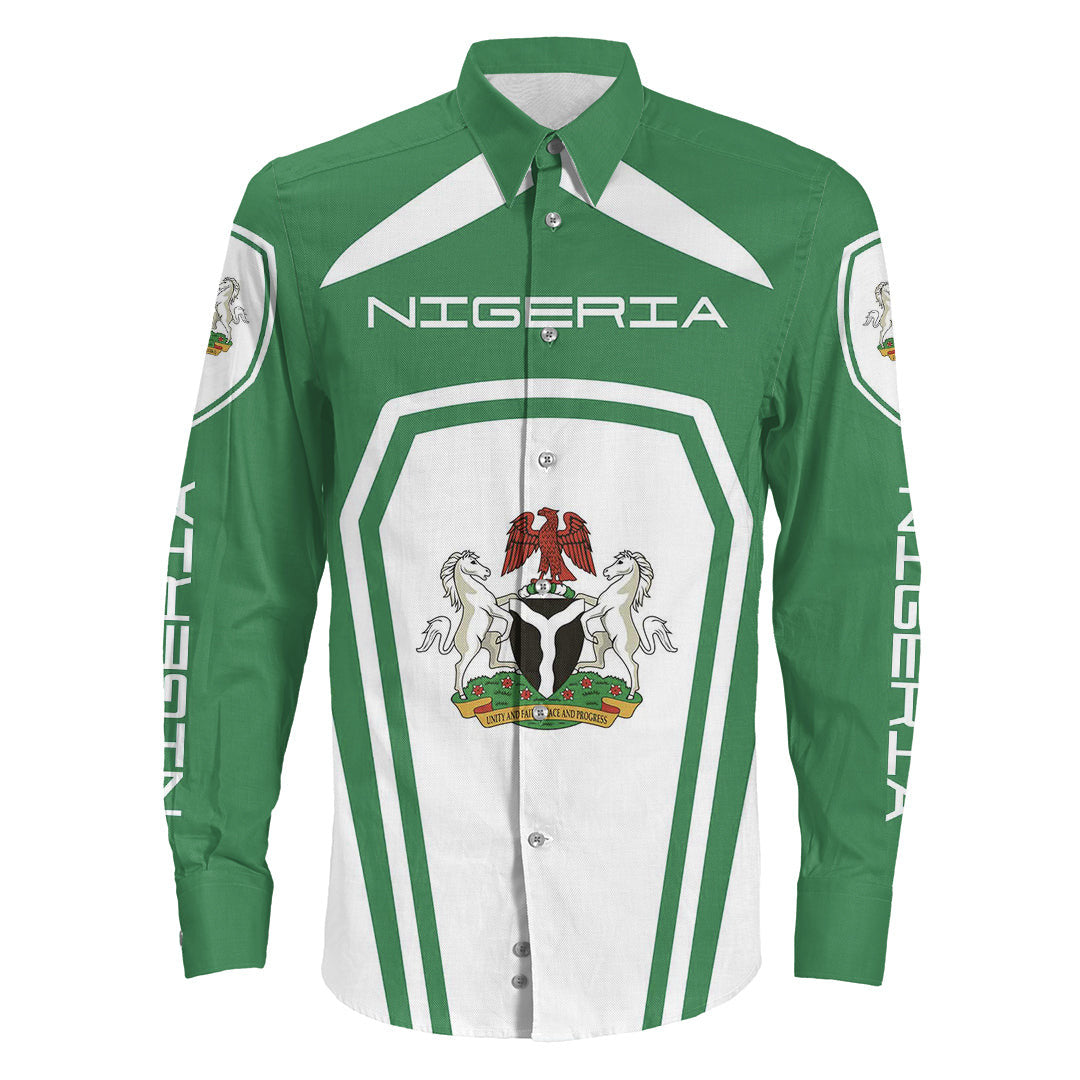 Clothing Nigeria Formula One Long Sleeve Button Shirt