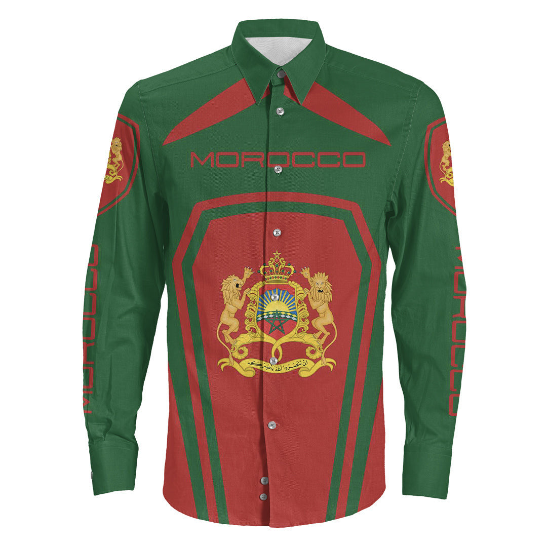 Clothing Morocco Formula One Long Sleeve Button Shirt