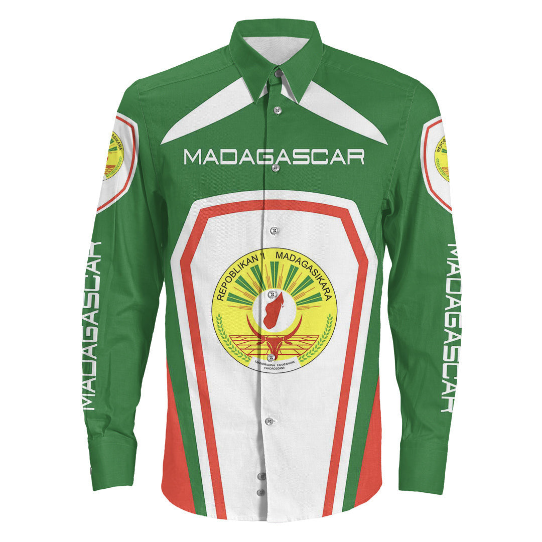 Clothing Madagascar Formula One Long Sleeve Button Shirt