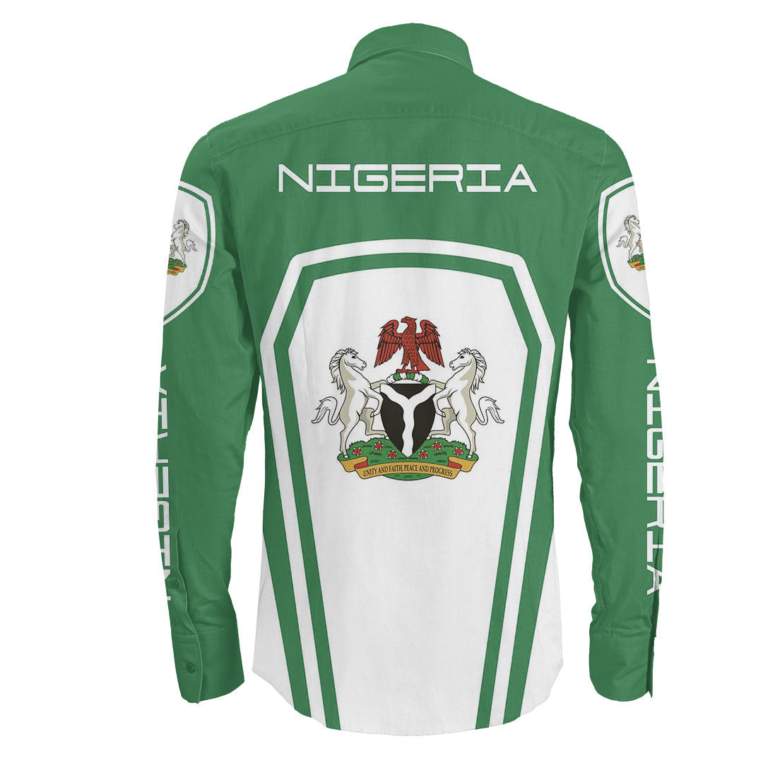 Clothing Nigeria Formula One Long Sleeve Button Shirt