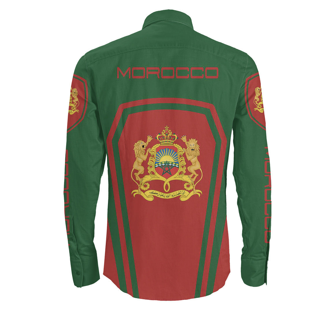 Clothing Morocco Formula One Long Sleeve Button Shirt
