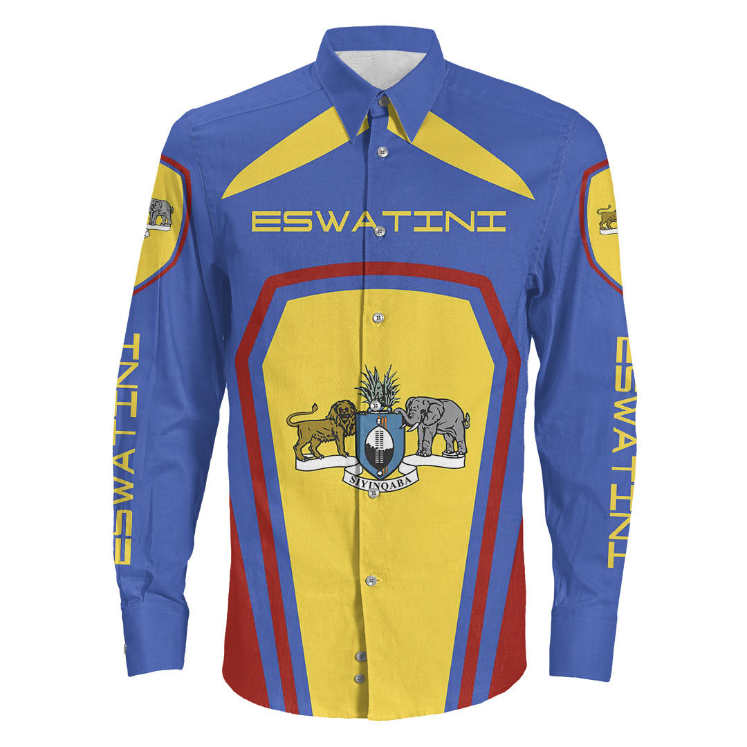 Clothing Eswatini Formula One Long Sleeve Button Shirt