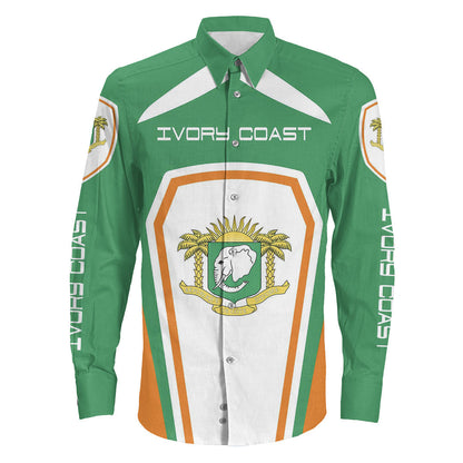 Clothing Ivory Coast Formula One Long Sleeve Button Shirt