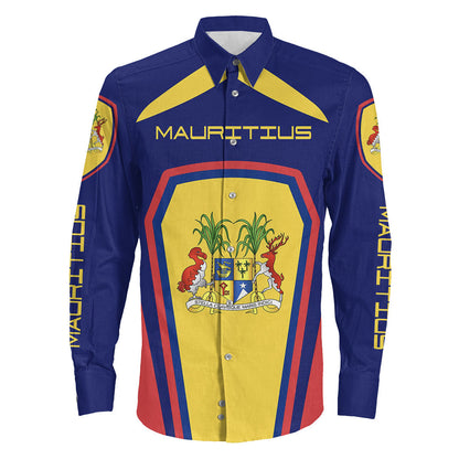 Clothing Mauritius Formula One Long Sleeve Button Shirt