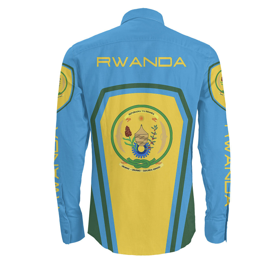 Clothing Rwanda Formula One Long Sleeve Button Shirt