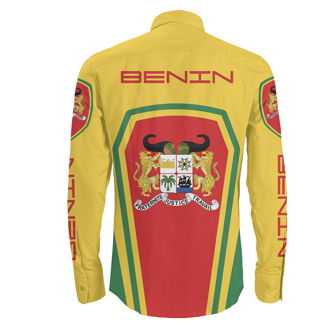 Clothing Benin Formula One Long Sleeve Button Shirt