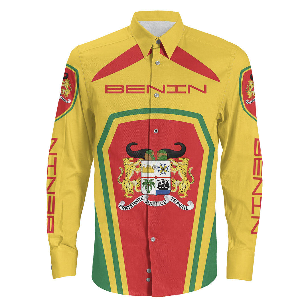 Clothing Benin Formula One Long Sleeve Button Shirt