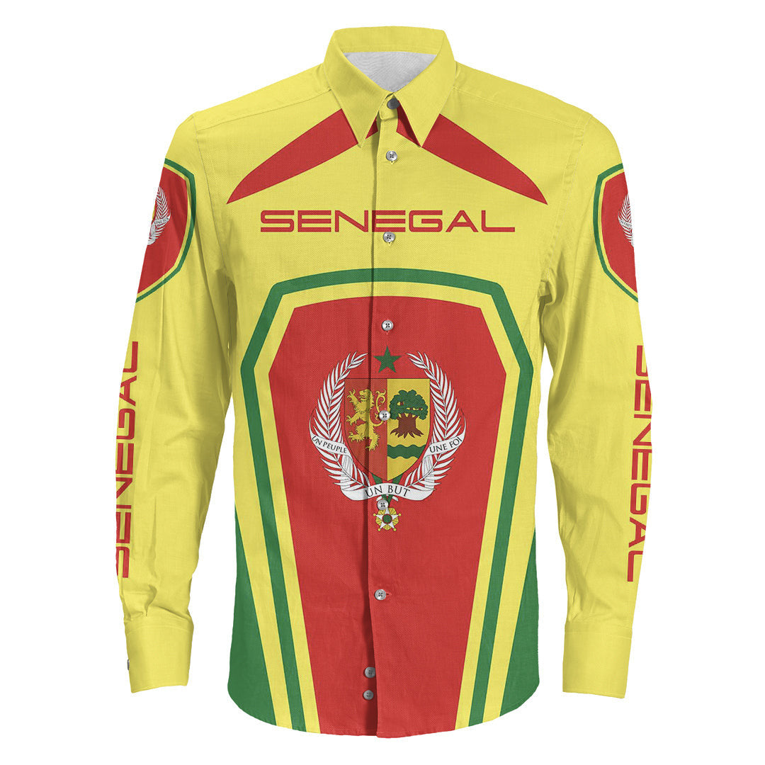 Clothing Senegal Formula One Long Sleeve Button Shirt