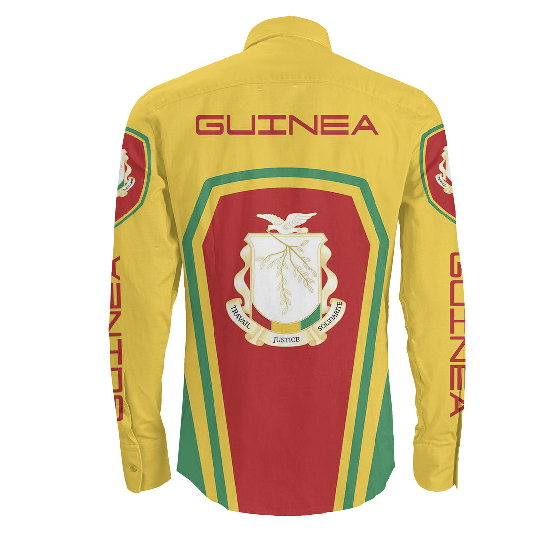 Clothing Guinea Formula One Long Sleeve Button Shirt