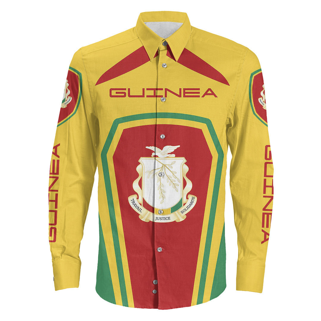 Clothing Guinea Formula One Long Sleeve Button Shirt