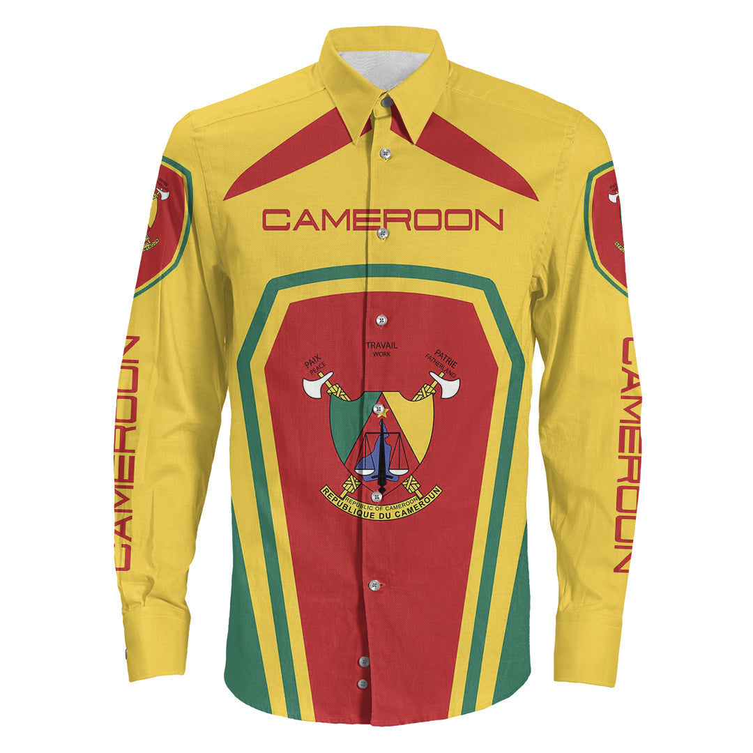 Clothing Cameroon Formula One Long Sleeve Button Shirt
