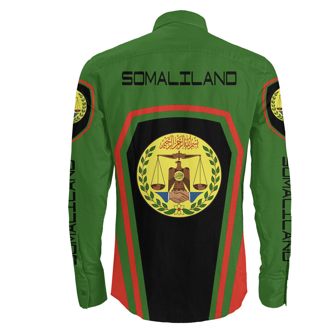 Clothing Somaliland Formula One Long Sleeve Button Shirt
