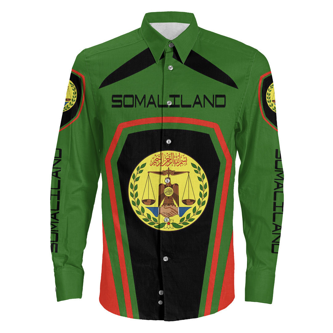 Clothing Somaliland Formula One Long Sleeve Button Shirt