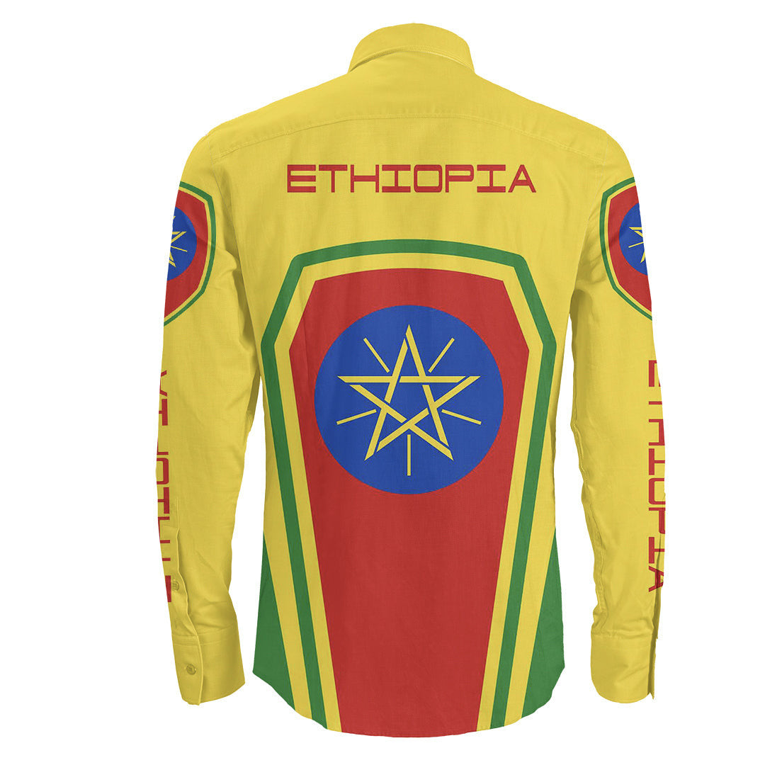 Clothing Ethiopia Formula One Long Sleeve Button Shirt