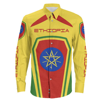 Clothing Ethiopia Formula One Long Sleeve Button Shirt