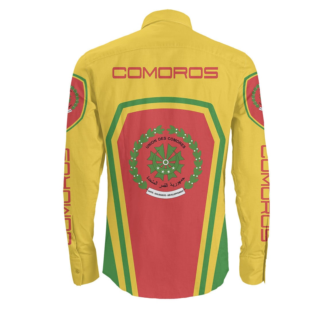 Clothing Comoros Formula One Long Sleeve Button Shirt
