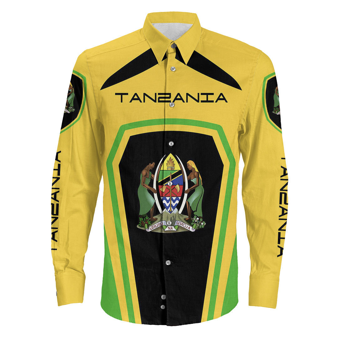Clothing Tanzania Formula One Long Sleeve Button Shirt
