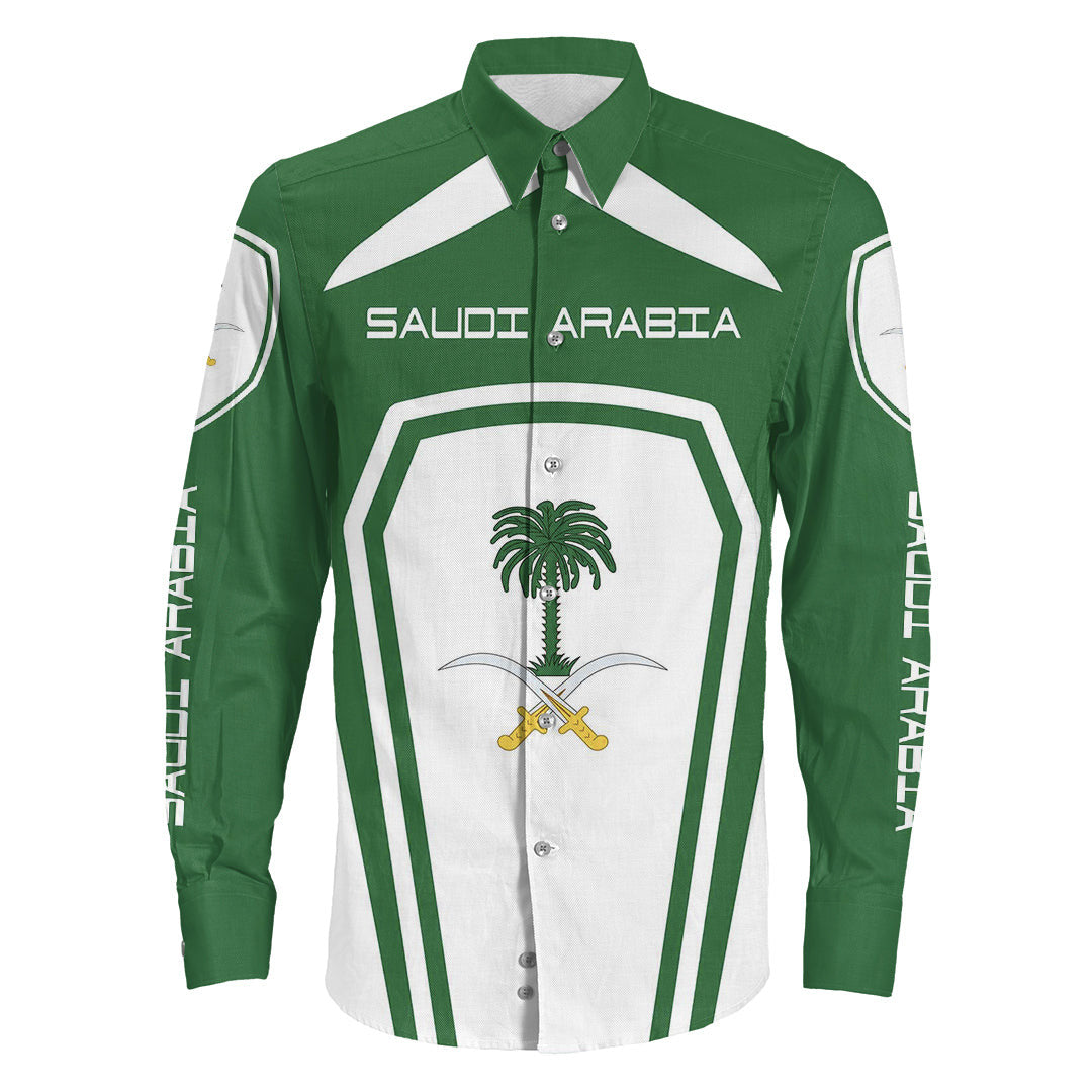 Clothing Saudi Arabia Formula One Long Sleeve Button Shirt