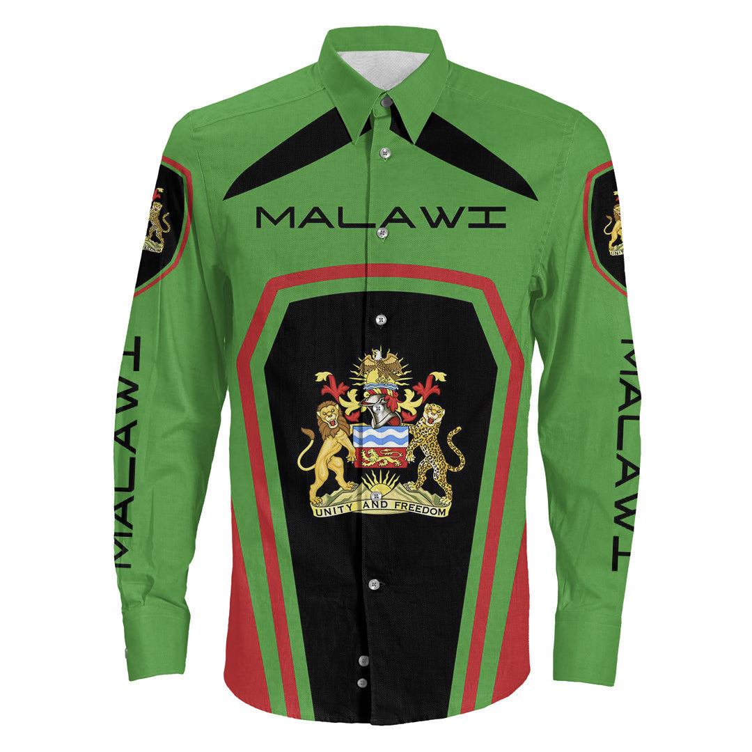 Clothing Malawi Formula One Long Sleeve Button Shirt