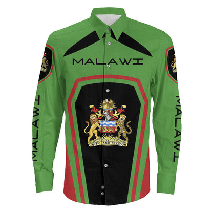 Clothing Malawi Formula One Long Sleeve Button Shirt